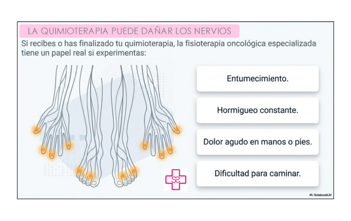 La quimioterapia puede dañas tus nervios
